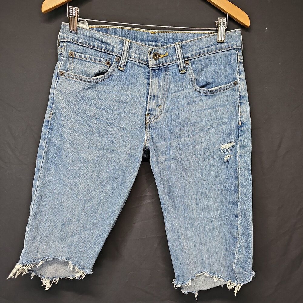 Levi Strauss Jeans 511 Jeans Size 31 Cut Off Knee Length Distressed